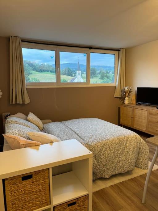 Studio Cosy Au Coeur Du Haut-Jura Foncine-le-Bas Extérieur photo